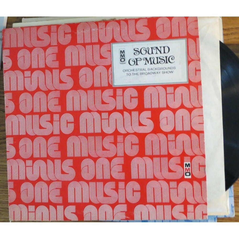 Rare Sound of Music Red Cover 33 Vinyl Orchestral Background Record 14502-DW